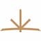 Ekena Millwork Alberta Timber Gable Bracket, Western Red Cedar, 108"W x 58"H x 3 1/2"D x 5 1/2"F, 13/12 Pitch GBW108X58X0406ALB00SWR - alternate 1